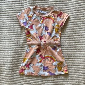 Mini Rodini Organic Unicorn T-Shirt Dress